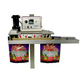 APM VBS-3/8 Vertical Rotary Band Sealer with Product