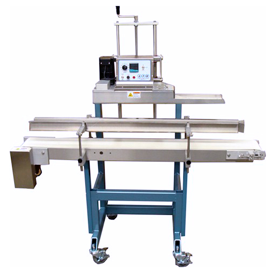 APM VCBSDM-3/8 Vertical Conveyorized Band Sealer | Professional Packaging Systems