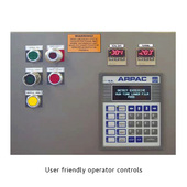 nVenia Arpac 45TW Tray Wrapper User Friendly Operator Controls