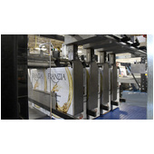 Arpac PC-2500 Continuous Motion Wrap-Around Case Packer Product Run