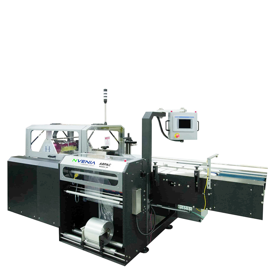 nVenia Arpac XR Continuous Motion Servo Rotary Shrink Wrapper