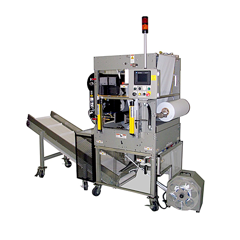 Rennco E-Commerce 301 Vertical Bagging System with Print & Apply Mailing Labeling System