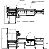 Rennco 501 Vertical L-Bar Sealer CCL Drawing