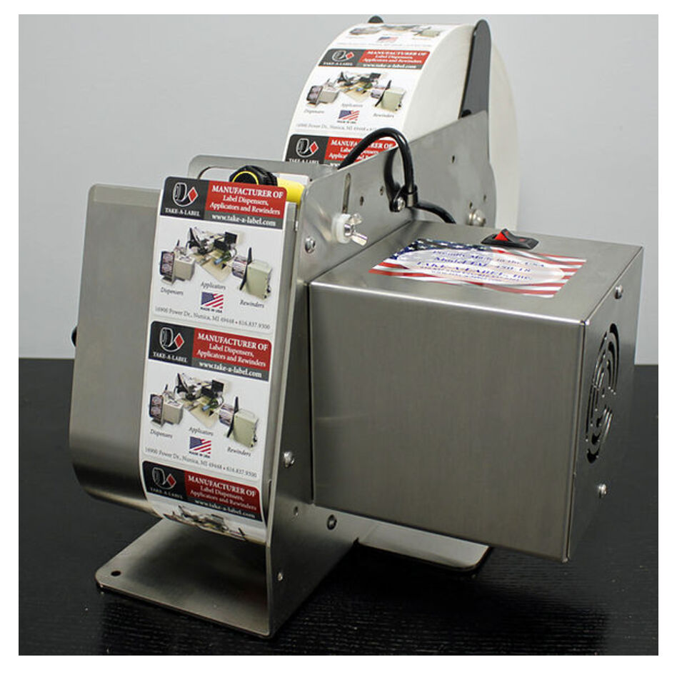 Take-A-Label TAL-450SS Stainless Steel Label Dispenser
