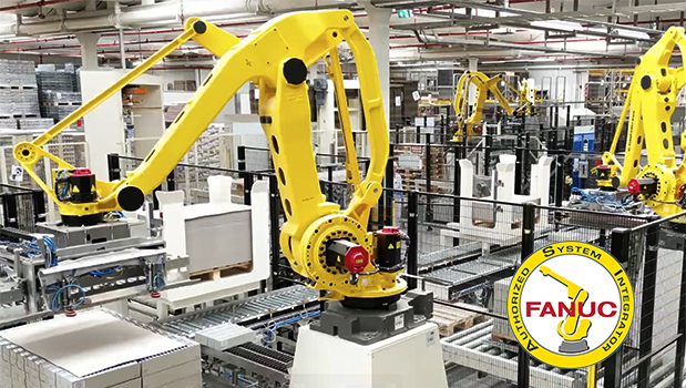 Fanuc robotic arm in action