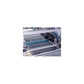 A-B-C 108 Low-Level Bulk Depalletizer support bar ensures complete bottle containment