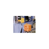 A-B-C 19 Semi-Automatic Case Packer infeed and accumulation