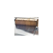 A-B-C 72AH Heavy Load Low-Level Palletizer angled, reinforced transfer table