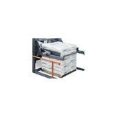 A-B-C 72SAB Semi-Automatic Bag Palletizer square layers create high quality loads