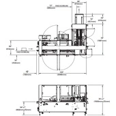 Adco 15HCS Horizontal End Load Carton Closer Layout