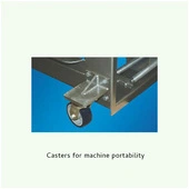 nVenia Arpac 45TW Tray Wrapper Casters for Machine Portability