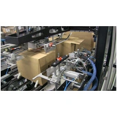 Arpac PC-2000 Intermittent Motion Wrap-Around Case Packer Product Run