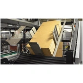 Arpac PC-2500 Continuous Motion Wrap-Around Case Packer Product Run