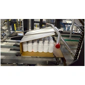 Arpac PC-2500 Continuous Motion Wrap-Around Case Packer Product Run