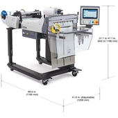 Autobag 650 Bagging System Dimensions