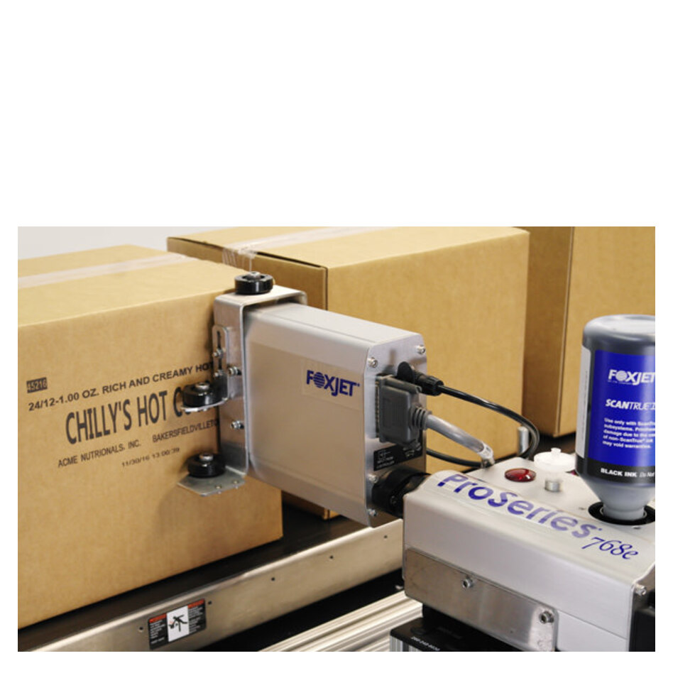 FoxJet ProSeries 768E High-Resolution Ink Jet Case Printer