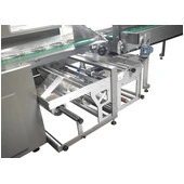 BW Flexible Systems Schib CO 130-140INT Horizontal Flow Wrapper Bottom Film Feeding