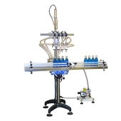 Inline Filling Systems FOFBT4 Four-Head Bench-Top Semi-Auto Overflow Filling Machine