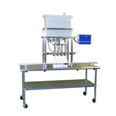 Inline Filling Systems FTGBT4 Bench Top Time Gravity Bottle Filling Machine