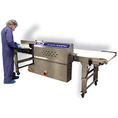 OK Supersealer T-Pak 500 Conveyor Bag Sealing System with MBS Medical Band Sealer