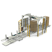 Orion Lo Pro Drag Chain Conveyor with MA-DX Stretch Wrappers