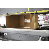 Pearson CE35 Case Erector indexing servo driven flight system ensures square case formation