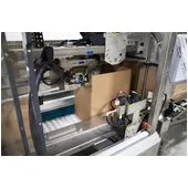 Pearson CS25 Case Sealer leading minor flap plow with glue application