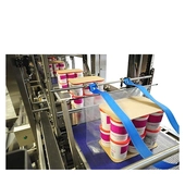 Polypack ClearPrint Print-Registered Film Shrink Bundler Multi-Packs with Top and Bottom Pads