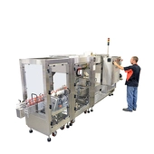Polypack ILB Intermittent-Motion & CMB Continuous-Motion Bucket Conveyor Shrink Bundler