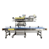 Selladora de banda continua QuantumPak Q800CGHD con sistema de vacío y inyección de gas y cinta transportadora de alta resistencia