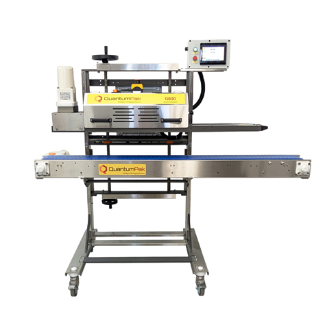 QuantumPak Q800C-N4X Wash-Down Band Sealer with Conveyor