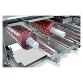 Redpack NTS-BM Box Motion Top-Seal Horizontal Flow Wrapper Web Handling