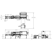 Rennco 501 SF Vertical L-Bar Sealer TCL Drawing