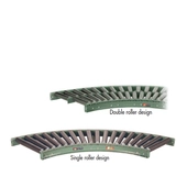 Roach 254S 14 Gauge Curve Gravity Roller Conveyors