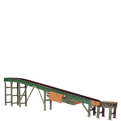 Roach 796RBF Inclined Floor-to-Floor Roller Bed Belt Conveyor