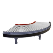 Roach MDZ Motor Driven Zone Accumulator Curve Conveyor