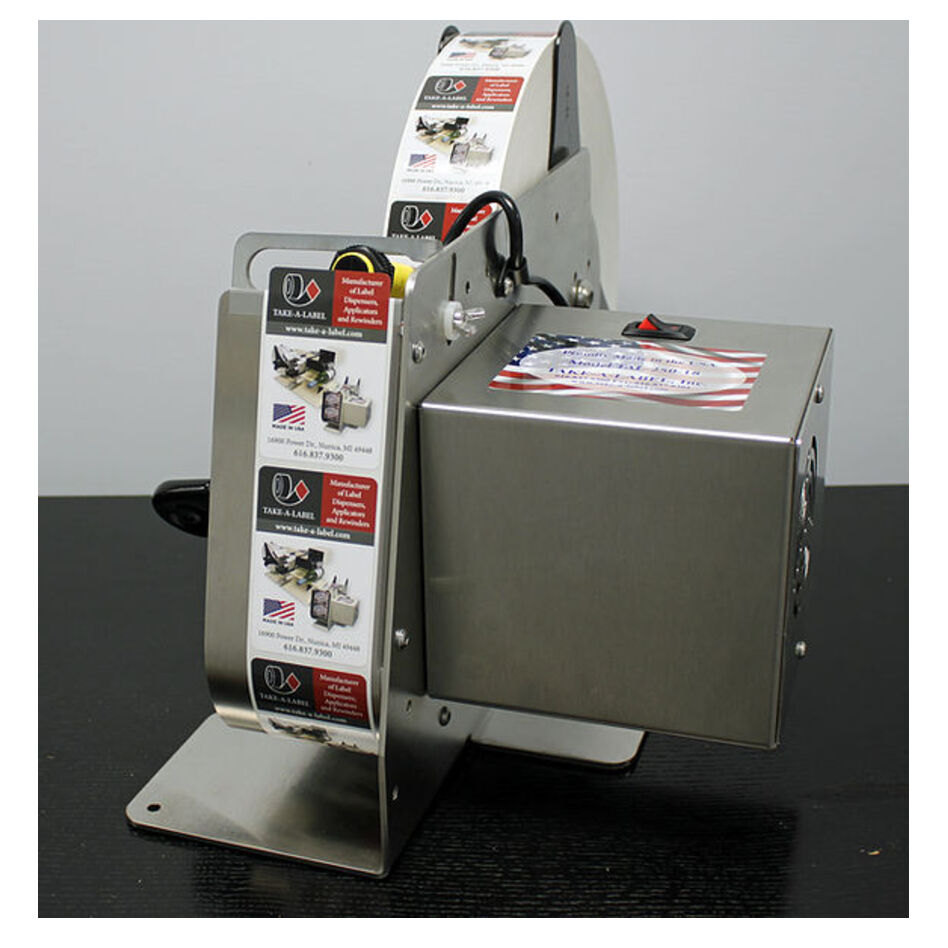 Take-A-Label TAL-250SS Stainless Steel Label Dispenser