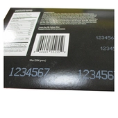 Videojet 1710 Small Character Continuous Inkjet Printer Sample Print