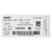 Videojet 8520 & Wolke m610 Thermal Inkjet Printers Print Sample
