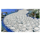 Videojet Lightfoot Fiber Laser Beverage Can Marking System Mass Can Conveyance