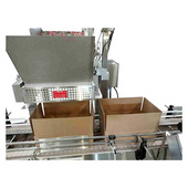 Weigh Right SDS Short Drop Scale Tray Filler Dispensing into Boxes